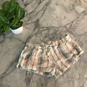 Beach striped shorts